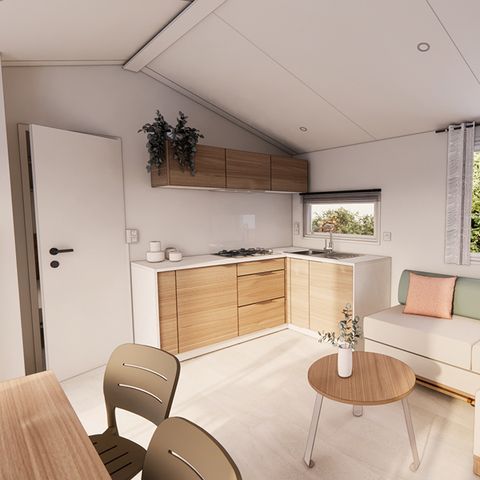 Casa mobile 10 persone - Casa mobile PRESTA+ 70 m² Tribu con vasca idromassaggio, 5 camere da letto e 3 bagni