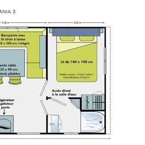 BUNGALOW 6 personnes - TITANIA