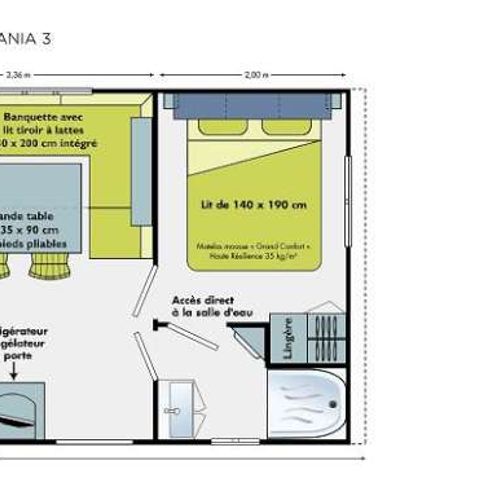 MOBILHOME 6 personas - TITANIA