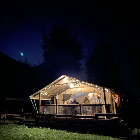 Tente en toile et en bois 5 personnes - LODGE KENYA