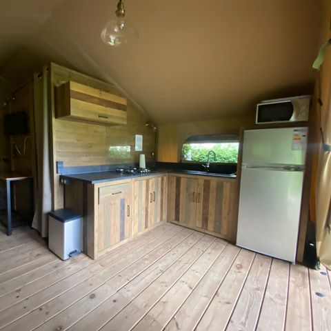 TENTE TOILE ET BOIS 5 personnes - LODGE KENYA