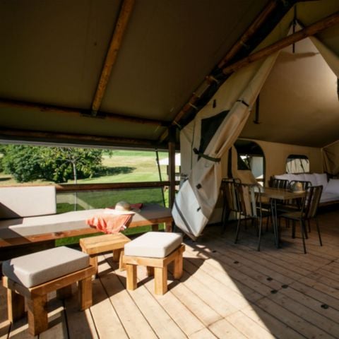 Tente en toile et en bois 5 personnes - KENYA