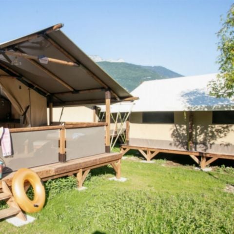 TENTE TOILE ET BOIS 5 personnes - KENYA