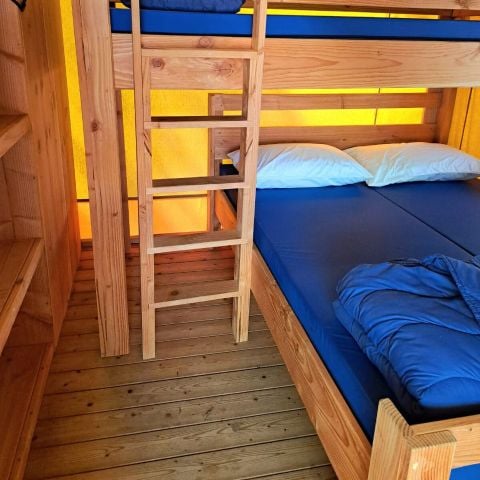 Safaritent 5 personen - Eco Lodge | 2 Slaapkamers | 4/5 Pers. | Single terras