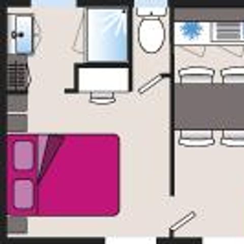 Mobilheim 4 Personen - VIP Zen