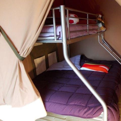 Safaritent 5 personen - Canvas tent Victoria - 30m² - Frankrijk