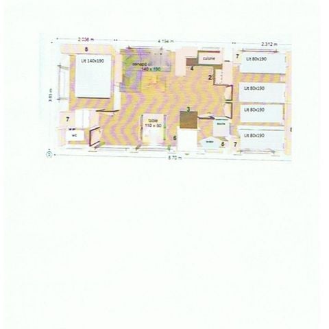 Stacaravan 6 personen - Stacaravan 1 tot 6 personen