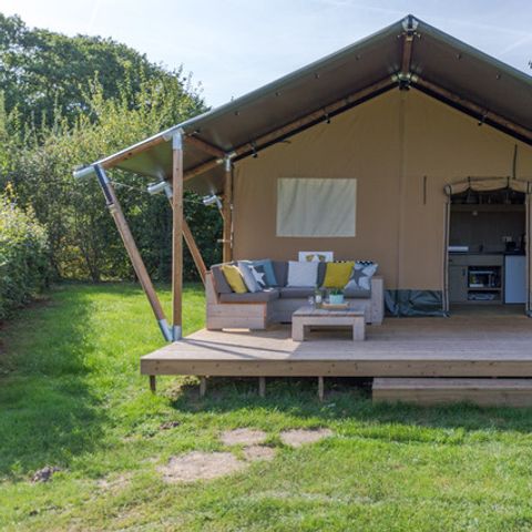 Tente en toile et en bois 5 personnes - Safari