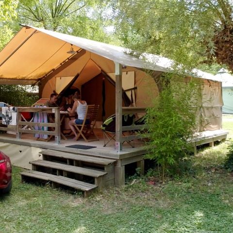 Glampingtent 4 personen - Lodge Victoria Comfort + Zonder sanitair