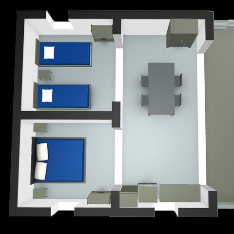 Glamping tent 4 persons - Lodge Victoria Comfort + Without sanitary facilities