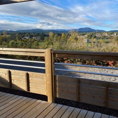 BUNGALOW 6 personnes - Premium 35m² 3 chambres, Clim, Tv, lave-vaisselle