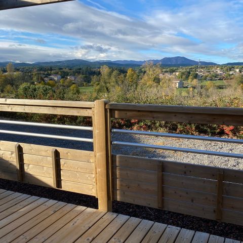 Mobile home 6 persons - Premium 35m² 3 bedrooms, Air conditioning, Tv, dishwasher