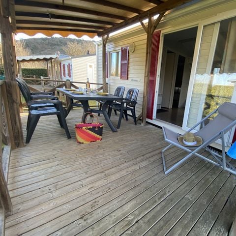 BUNGALOW 6 personnes - Confort 32 m² 3 chambres Clim, Tv