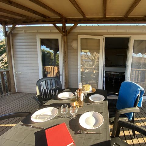 BUNGALOW 4 personnes - Premium 30m² 2 chambres Clim, Tv, lave-vaisselle