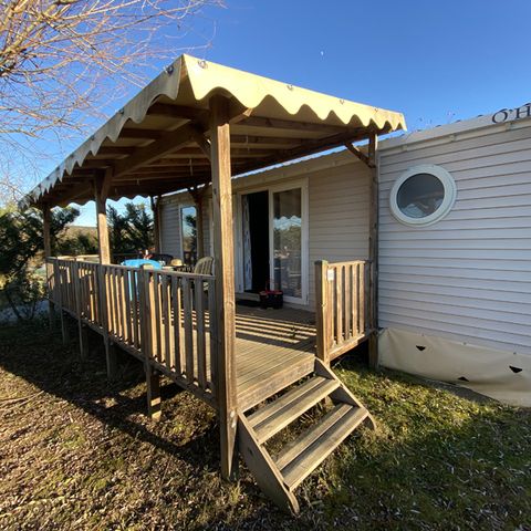 Mobile home 4 persons - Premium 30m² 2 bedrooms Air conditioning, Tv, dishwasher