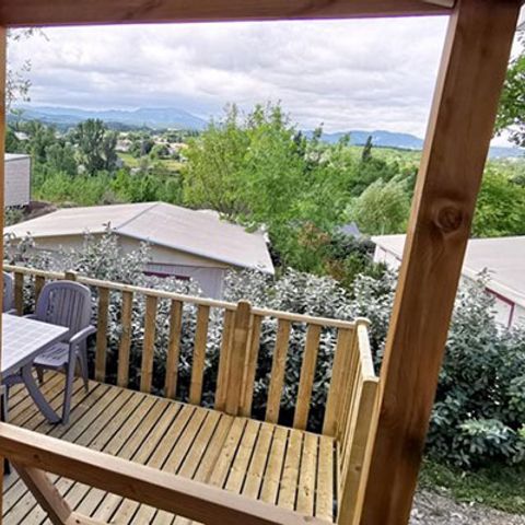 Mobile home 4 persons - Premium 33 m² 2 bedrooms Air conditioning, Tv, dishwasher