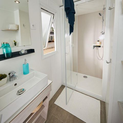 Mobile home 6 persons - Homeflower Premium 33 m² 3 bedrooms Air conditioning, Tv, dishwasher