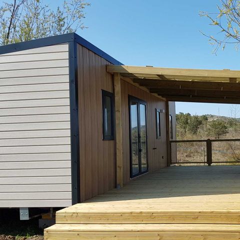 Mobile home 6 persons - Homeflower Premium 33 m² 3 bedrooms Air conditioning, Tv, dishwasher