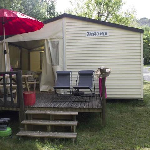 Mobilheim 4 personen - Tithome Standard 21m² (ohne Sanitäranlagen) + Terrasse 10m²