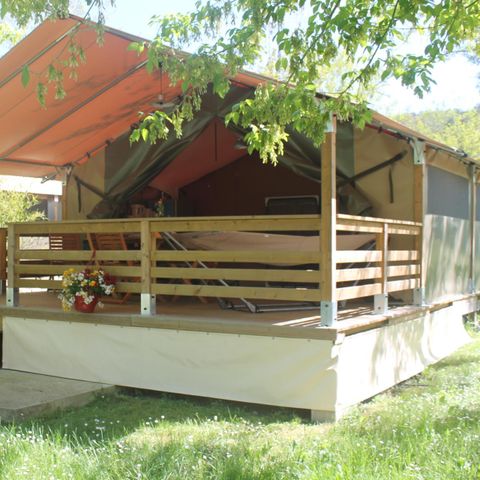 Bungalowzelt 5 personen - Freeflower Komfort ohne Sanitäranlagen 40m²