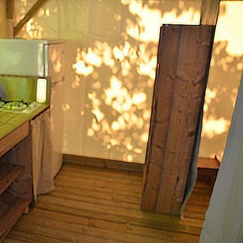 Glamping tent 5 persons - Funflower Standard 23m² without sanitary facilities