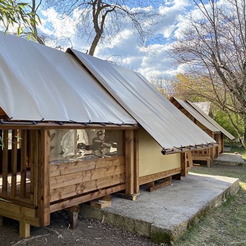 Safarizelt 2 personen - Cyclolodge ohne Sanitäranlagen, ohne Küche, 1 Schlafzimmer