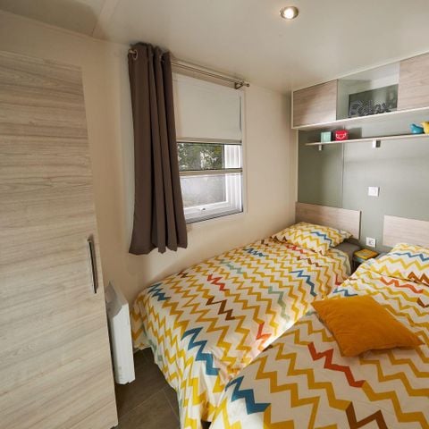 Mobilhome 4 personnes - Homeflower Premium 29 m² - 4p-2 chambres - Clim - Tv - Lave-vaisselle - Terrasse - XXL