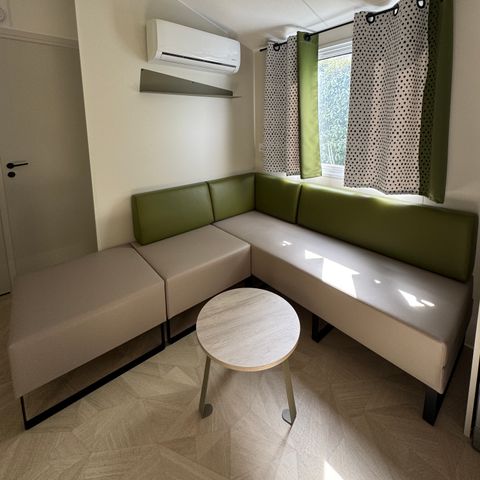 Mobile home 8 persons - Mobil-home Premium Tribu 40m² (8p-4ch), A/C, TV, dishwasher, plancha, Nespresso