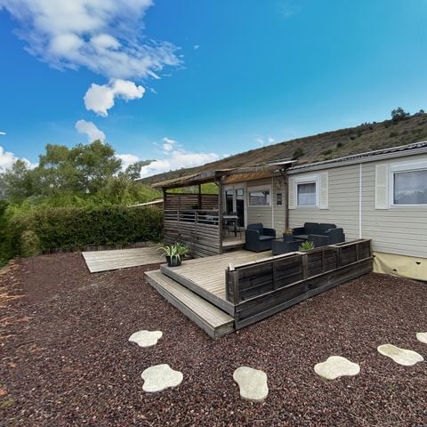 MOBILE HOME 4 people - Mobil-home Luxe 40m² (4p-2ch), Air conditioning, Tv, Lv, bed 160, roller shutters, plancha, Nespresso