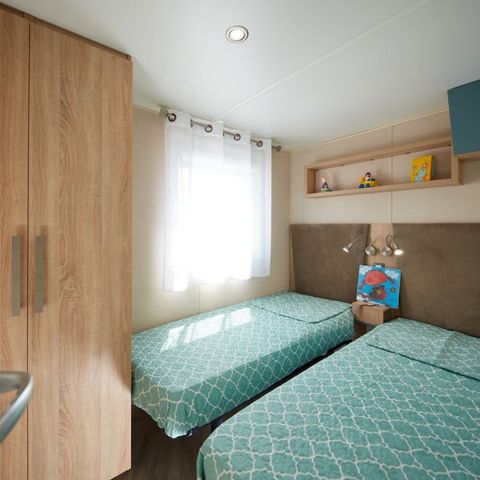 Mobile home 4 persons - Mobil-home Luxe 40m² (4p-2ch), Air conditioning, Tv, Lv, bed 160, roller shutters, plancha, Nespresso