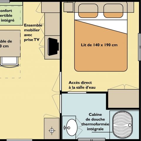MOBILE HOME 6 people