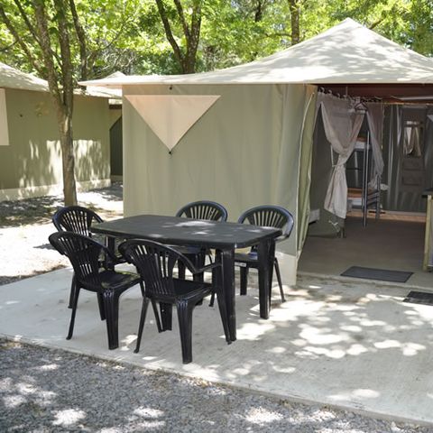 CANVAS AND WOOD TENT 5 people - Bengali