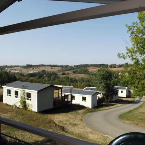 Chalet 8 personen - Chalet Prémium (35m²) met groot overdekt terras, 3 kamers