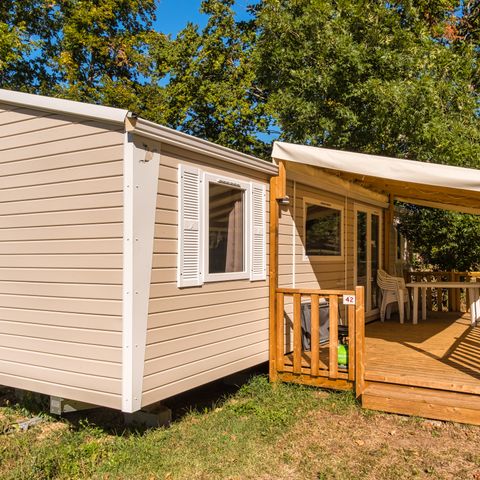 Mobile home 6 persons - Comfort 6p (35m²) with covered terrace, air-conditioned