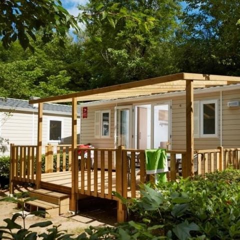 BUNGALOW 6 personnes - Confort 6p (35m²) avec terrasse couverte, climatisé