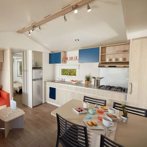 Mobile home 6 persons - Comfort 6p (35m²) with covered terrace, air-conditioned