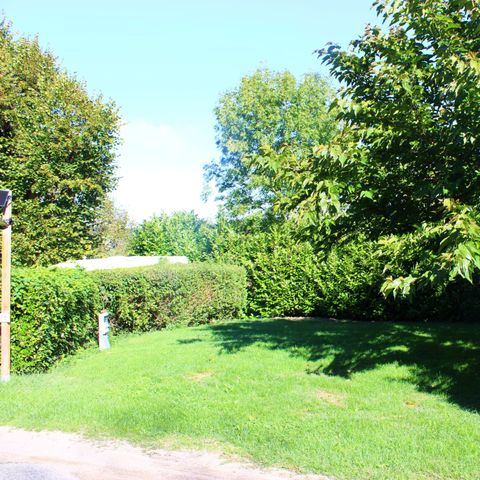 PARCELA - Paquete de parcela Premium con electricidad 10A, nevera, mesa, 4 sillas y barbacoa