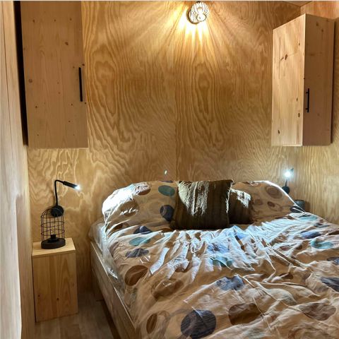 Chalet 5 Personen - Chalet Premium (35m²) mit überdachter Terrasse, 2 Zimmer