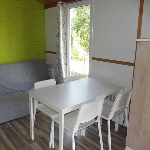 CHALET 5 personnes - Confort (30m²) avec terrasse couverte, 2 chambres