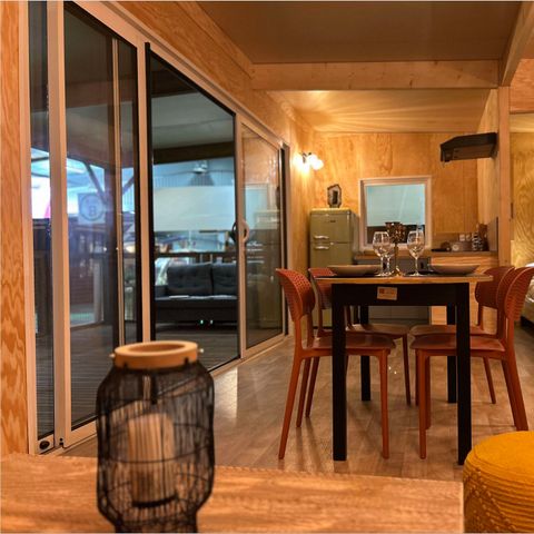 Chalet 5 persons - Chalet Premium (35m²) with covered terrace, 2 bedrooms