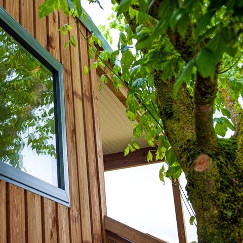 CHALET 5 personnes - Chalet Premium (35m²) avec terrasse couverte, 2 chambres