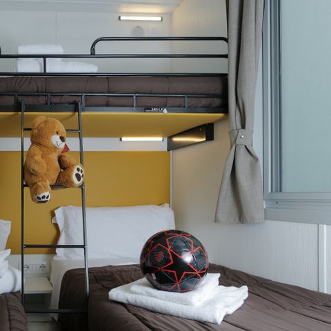 Bungalow 5 personen - 2 slaapkamers