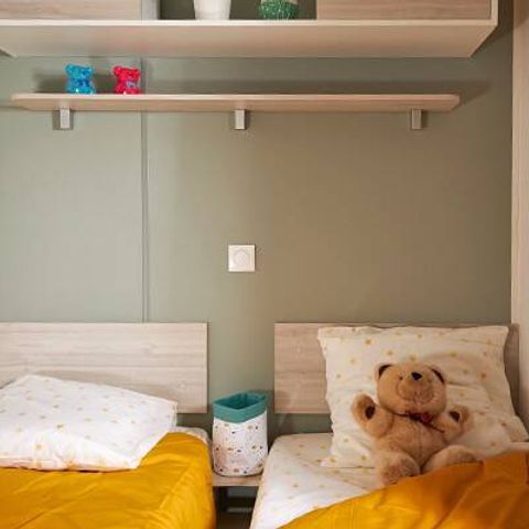 MOBILHOME 6 personas - Confort | 3 Dormitorios | 6 Pers | Terraza elevada | Aire acondicionado