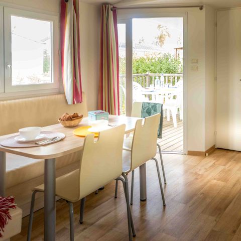 MOBILE HOME 5 people - TV + AIR CONDITIONING + PLANCHA