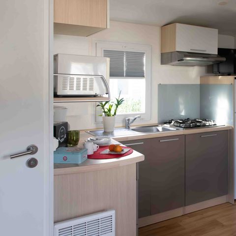 MOBILE HOME 5 people - TV + AIR CONDITIONING + PLANCHA