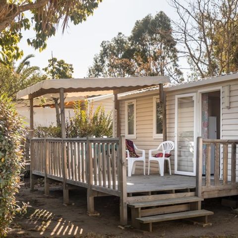 MOBILE HOME 6 people - 3 Bedrooms, TV + CLIM