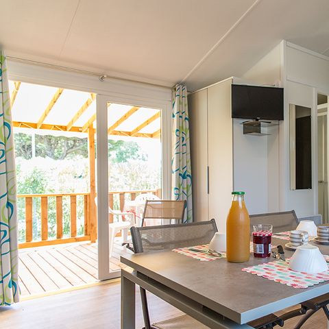 Stacaravan 8 personen - CLIM + TV