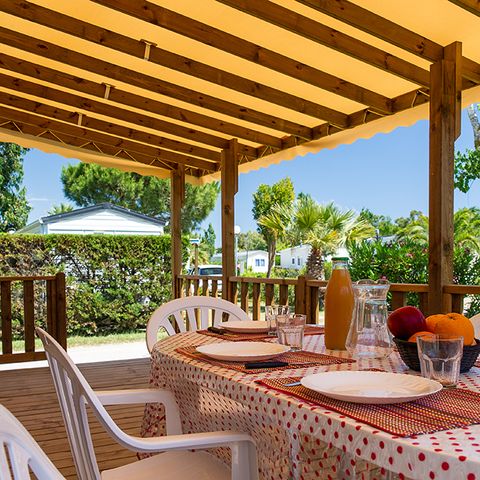 Stacaravan 8 personen - CLIM + TV