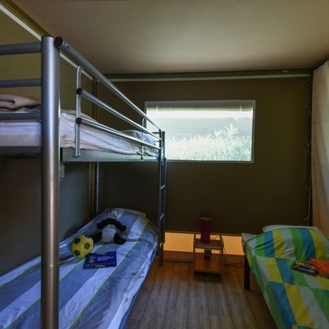 TENTE TOILE ET BOIS 5 personnes - Tente en toile et en bois 5 personnes