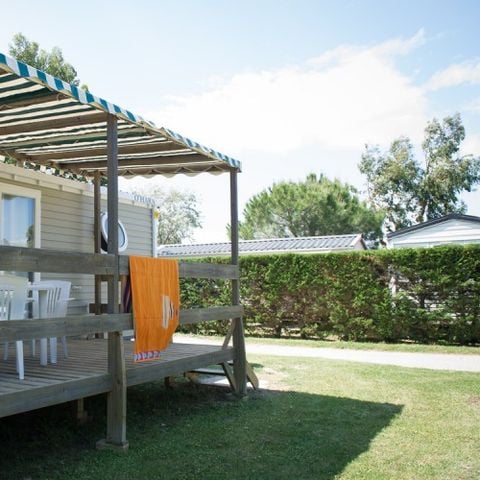 Stacaravan 6 personen - Cottage 6 personen, 3 slaapkamers (airconditioning, tv)